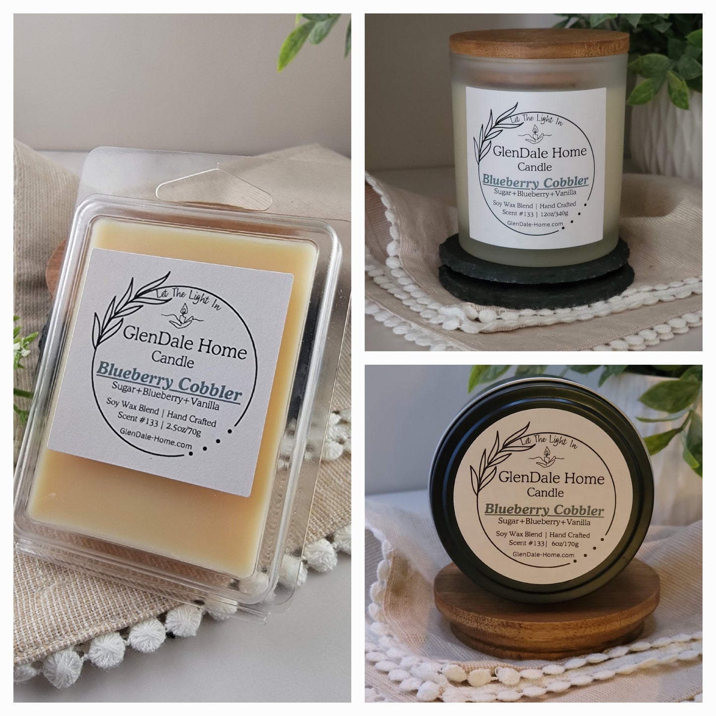 Blueberry Cobbler Candle