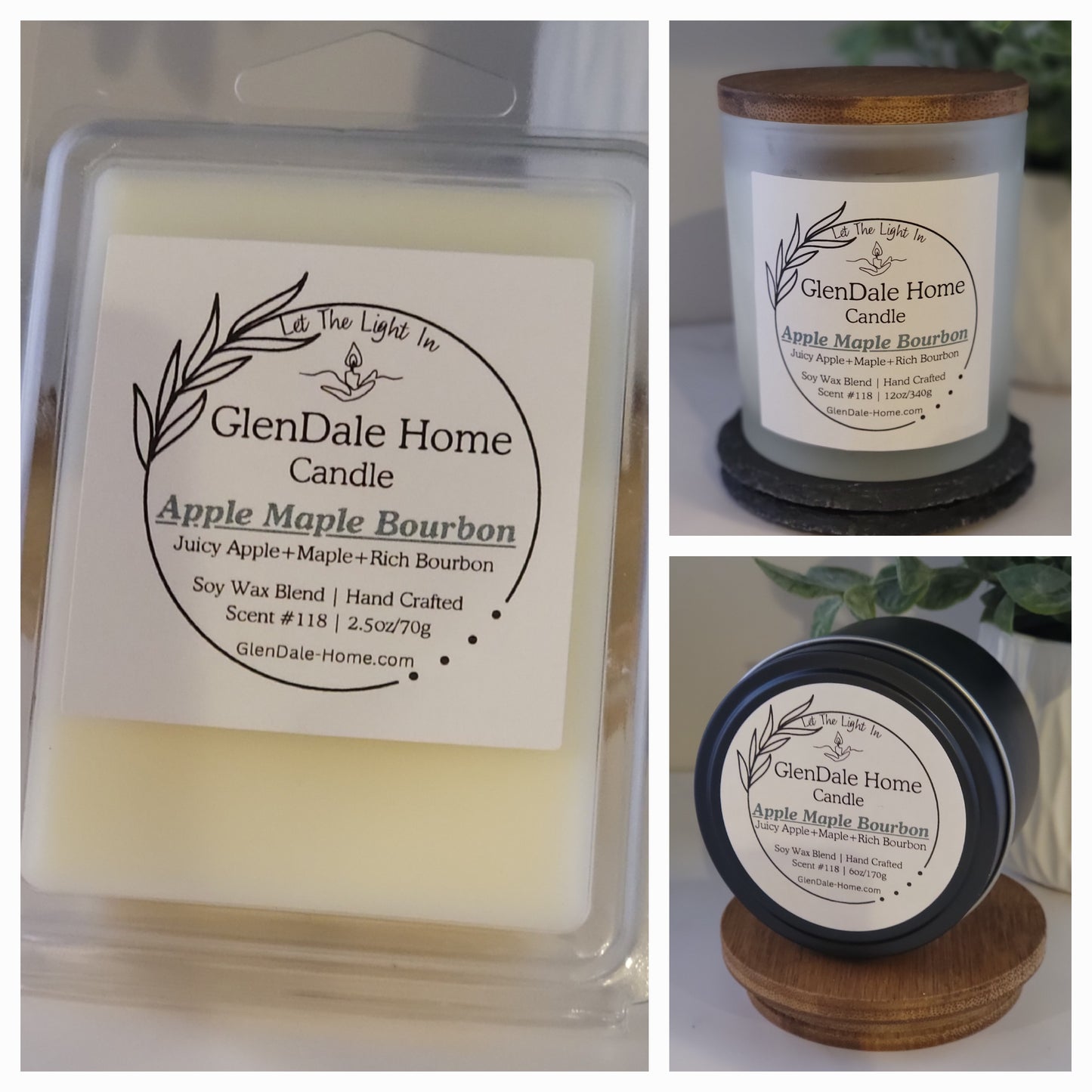 Apple Maple Bourbon Candle